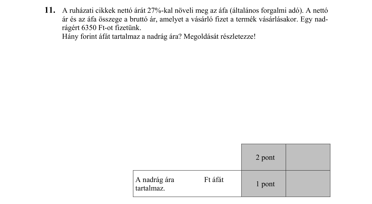 11. feladat