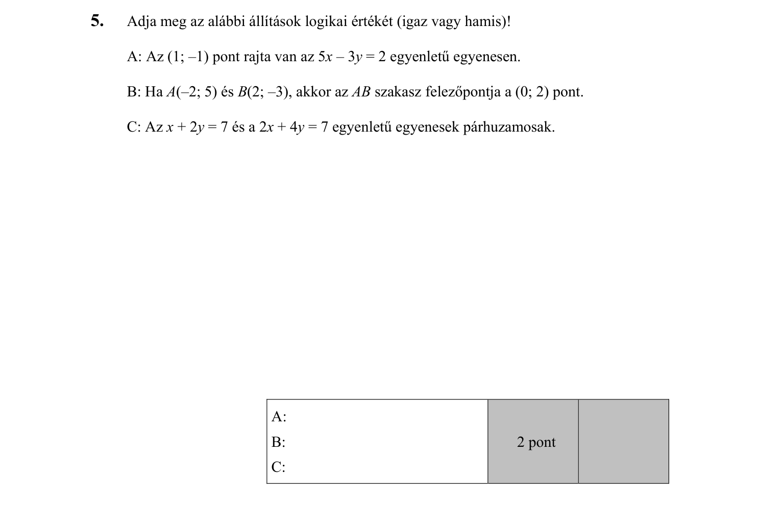 5. feladat