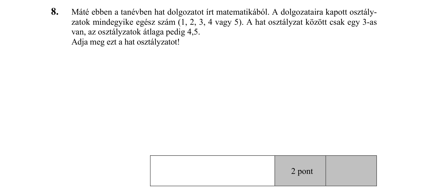 8. feladat