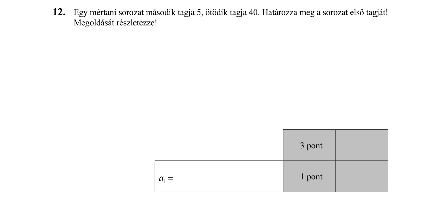 12. feladat