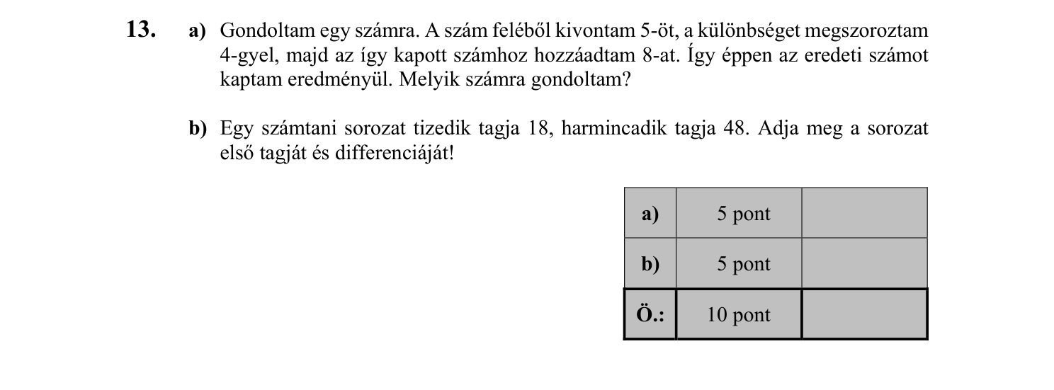 13. feladat