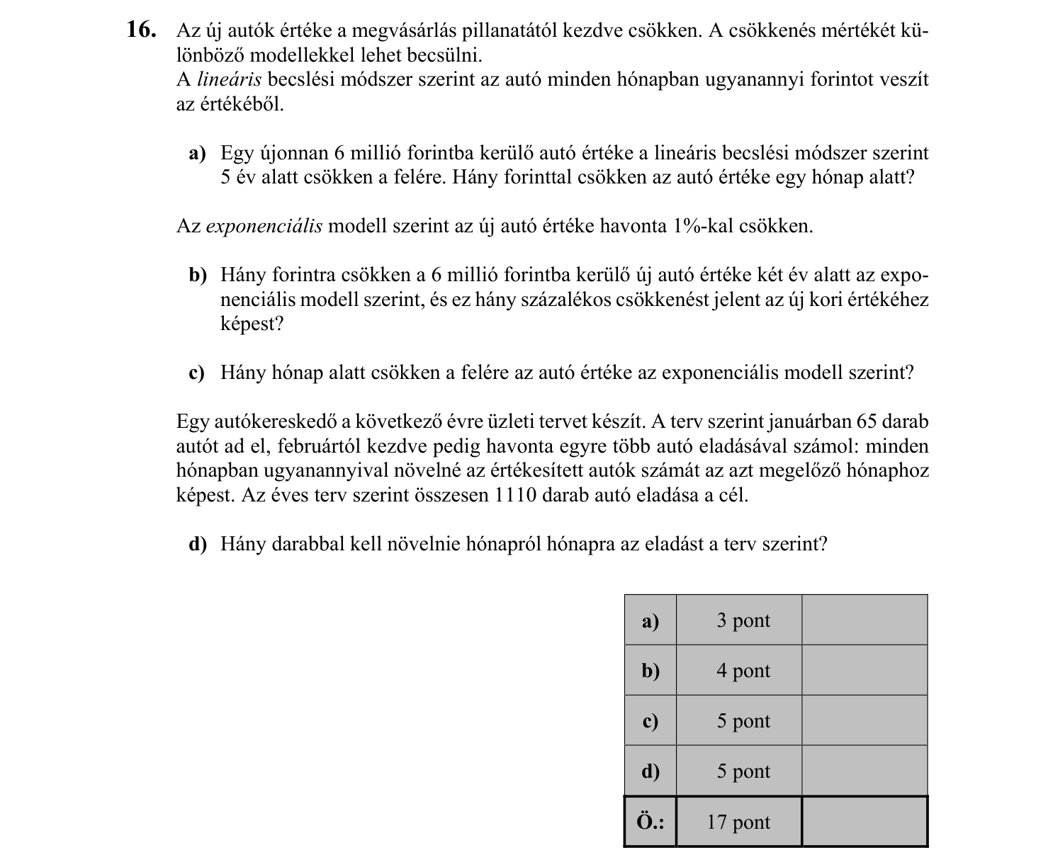 16. feladat