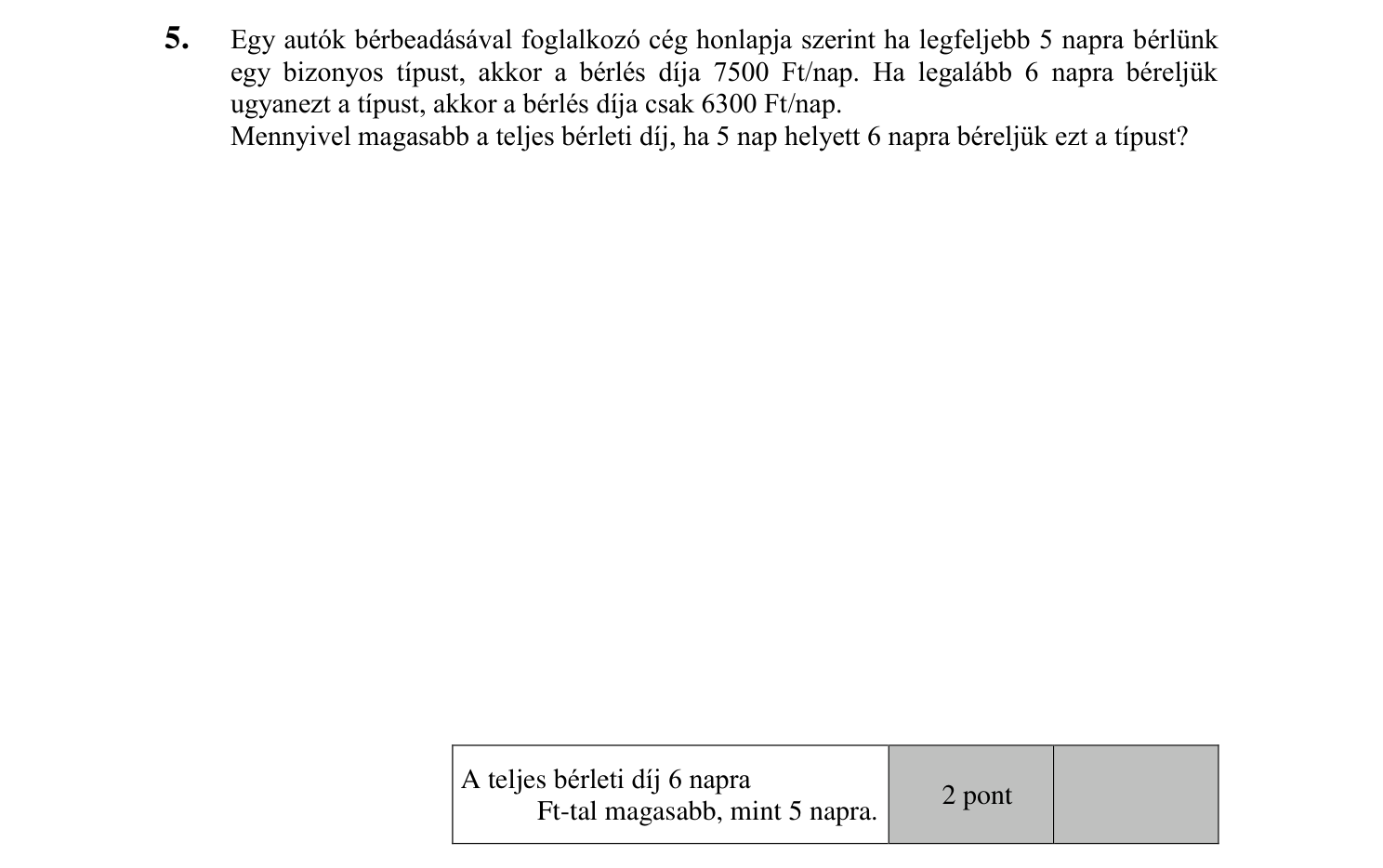 5. feladat