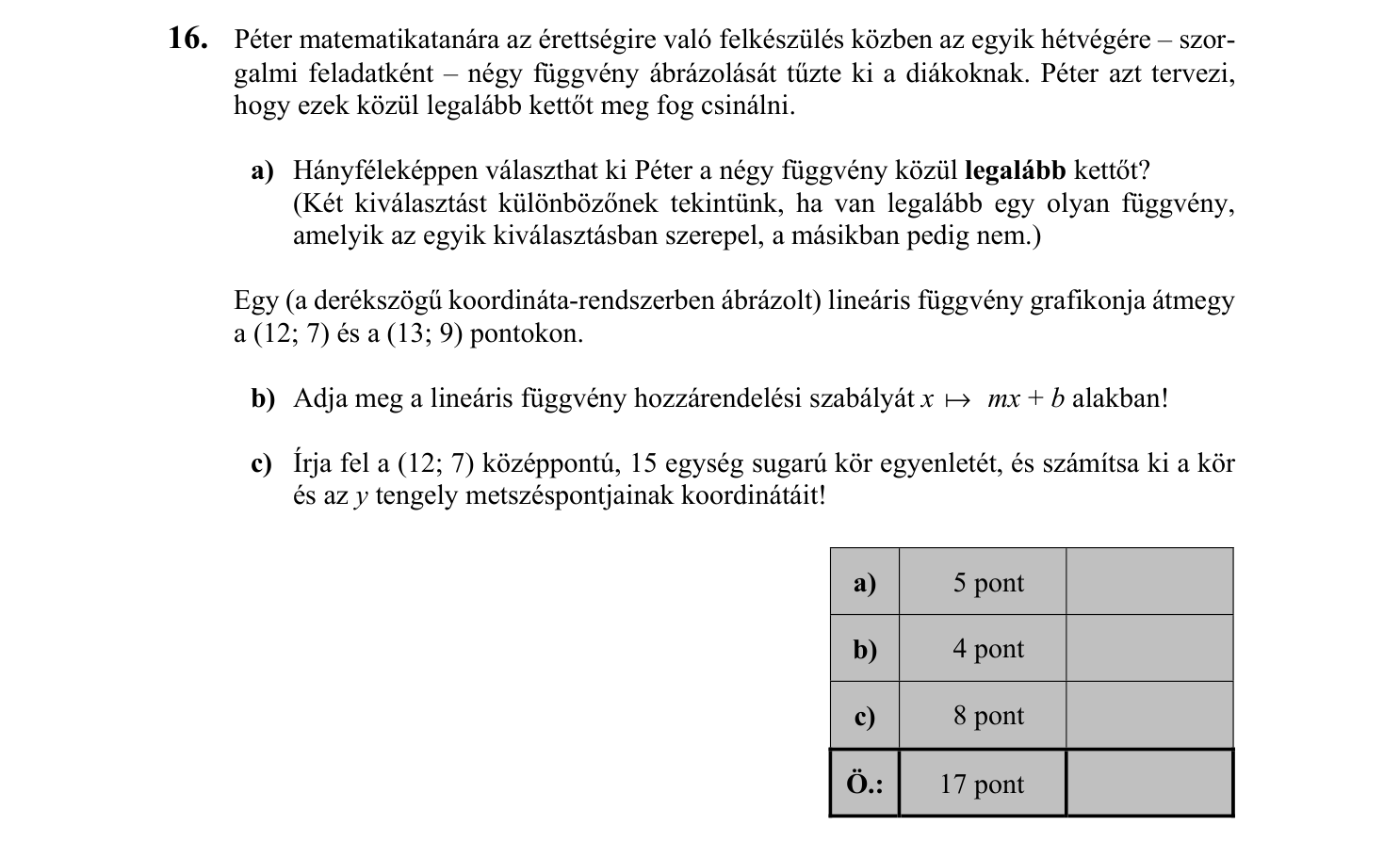 16. feladat