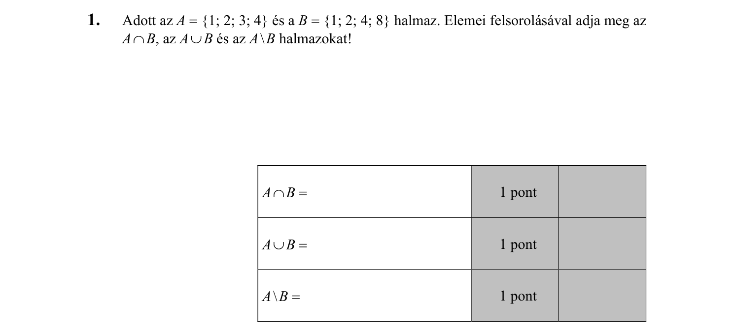 1. feladat