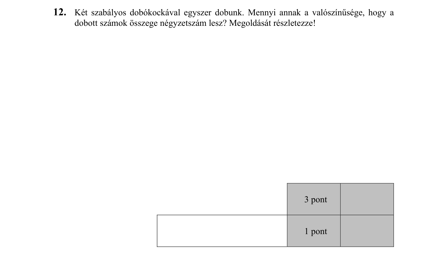12. feladat