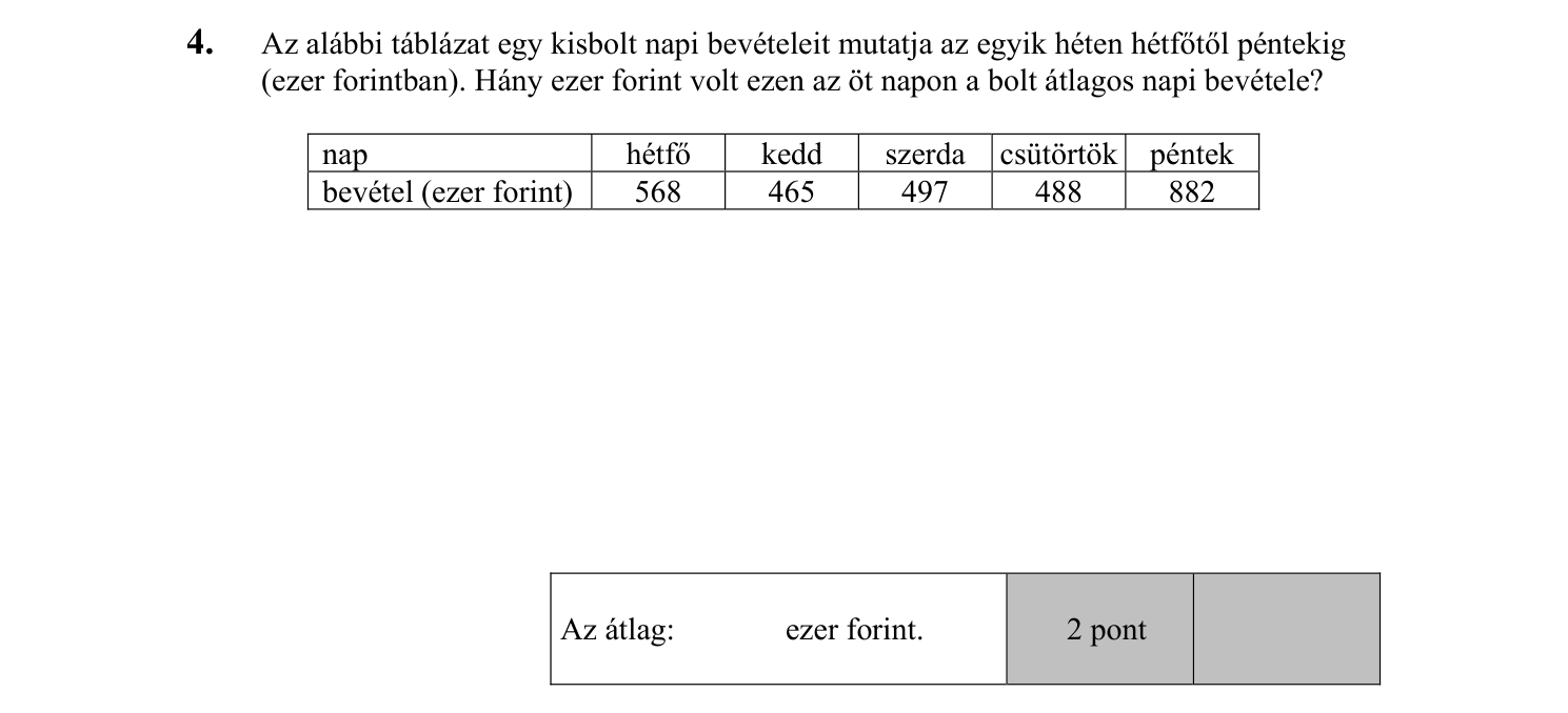 4. feladat